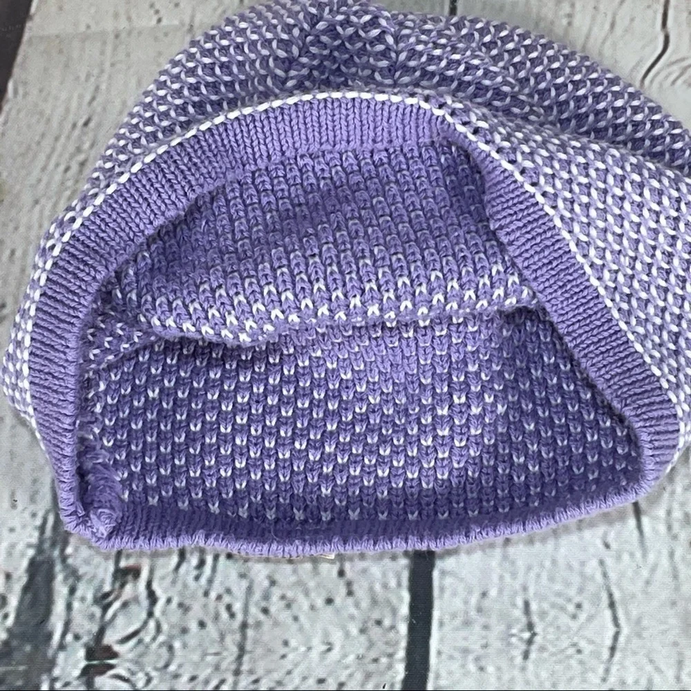 Prana Infant Baby Beanie Hat Purple One Size